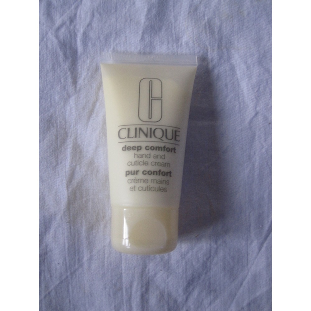 NEW‎ Clinique Deep Comfort Hand and Cuticle Cream Hydrating Lotion 1 fl oz tube!